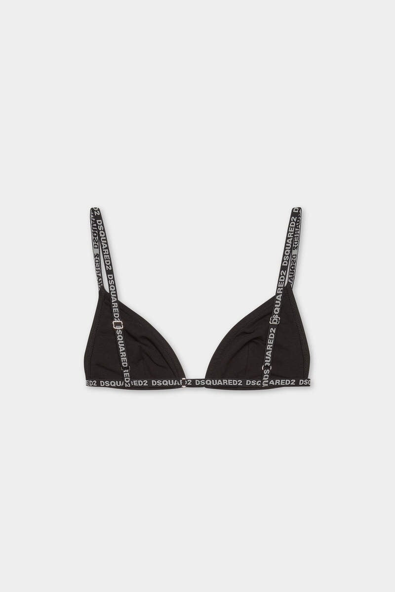 DSQUARED2 DSQUARED2 LOGO COTTON TRIANGLE BRA outlook