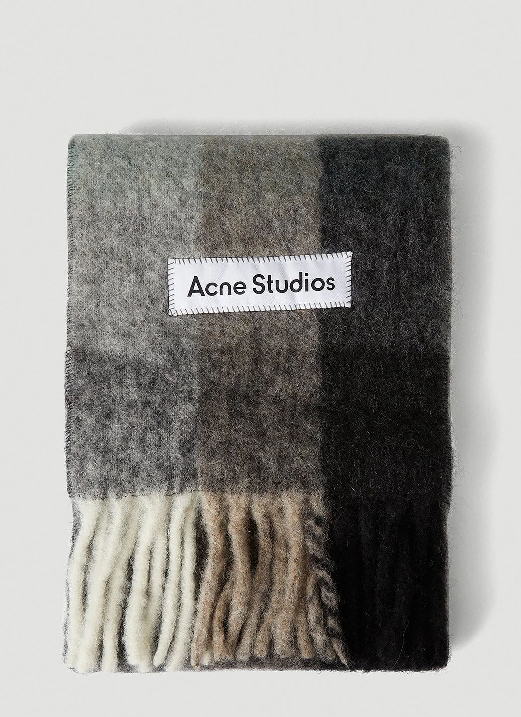 Acne Studios Men Check Scarf - 1