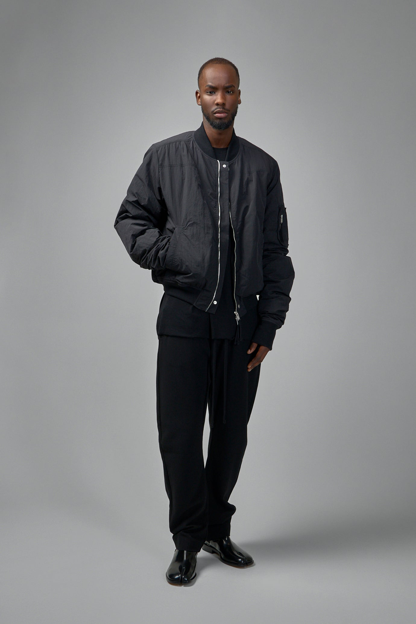 Zip-Up Bomber Jacket - 7