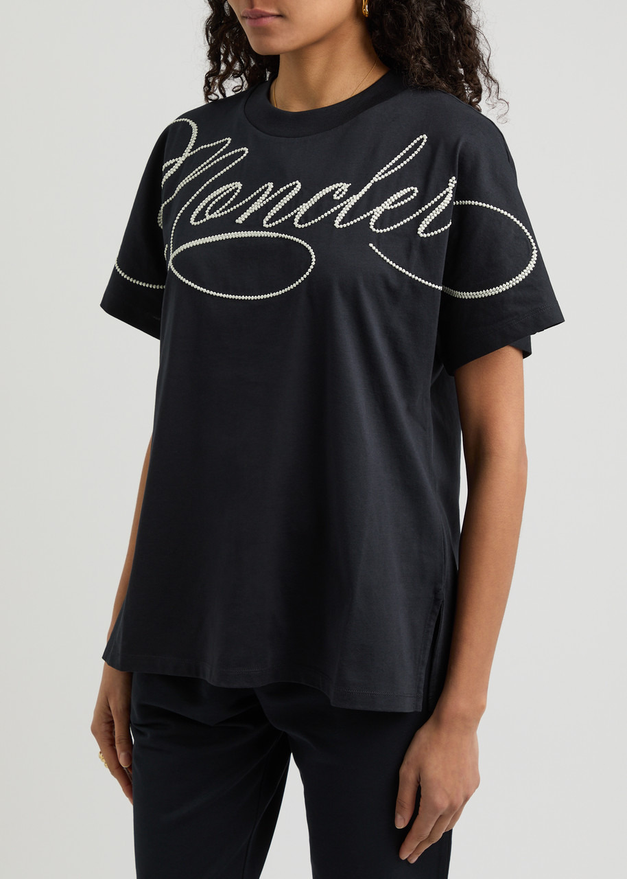 Moncler Logo-embroidered Cotton T-shirt - 2