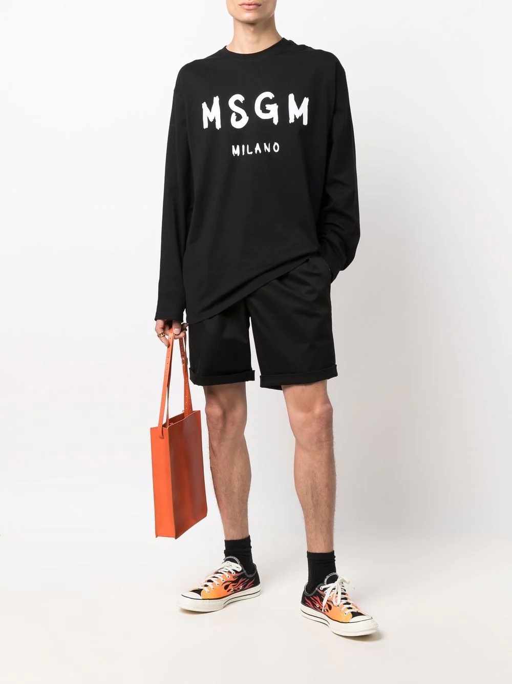 long-sleeve logo sweatshirt - 2