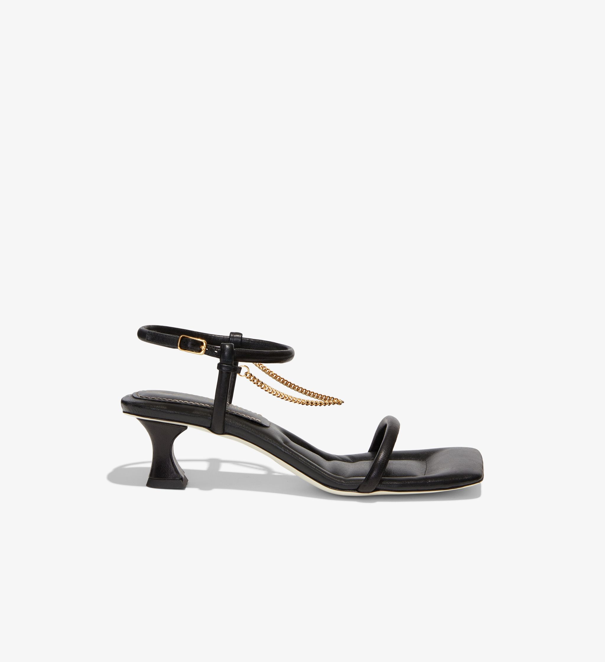 Square Padded Chain Sandals - 50mm - 1