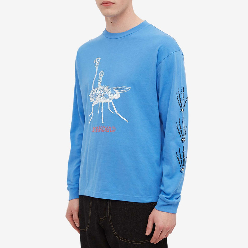 Brain Dead Long Sleeve Worm in the Apple T-Shirt 2