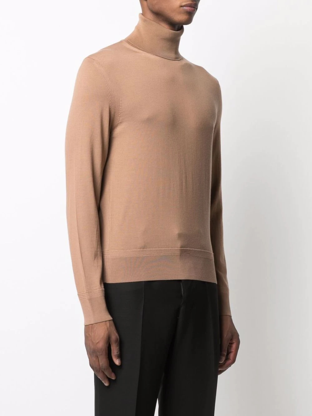 roll-neck wool jumper - 3