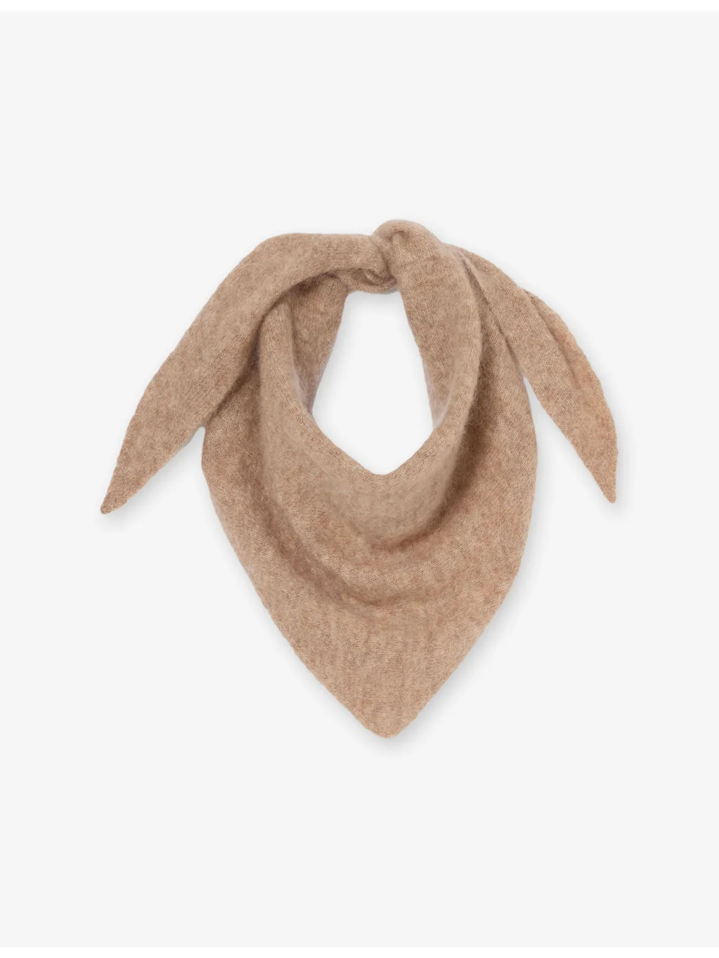 Brushed-Texture Wool-Blend Scarf - 1