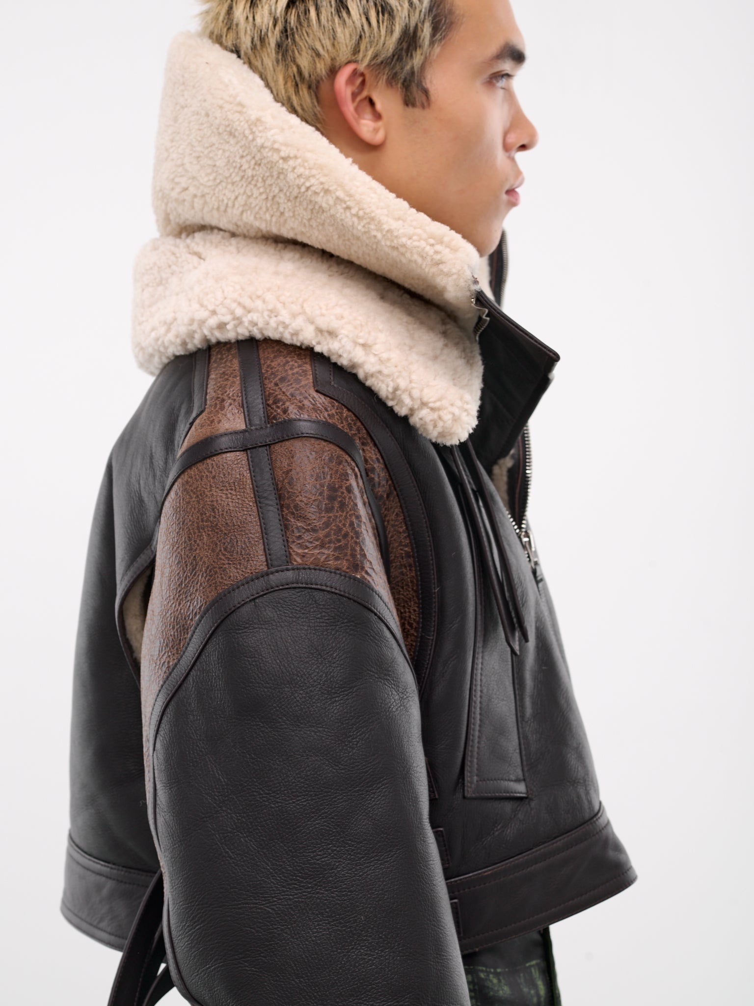 Leather & Shearling Jacket - 4