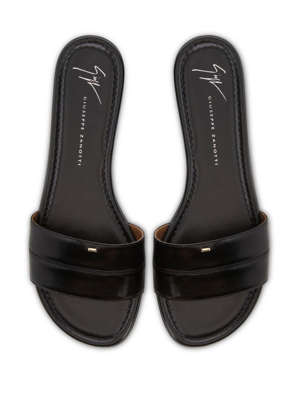leather slides - 3