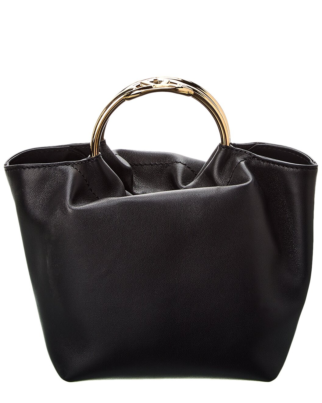 Valentino VLogo Leather Bucket Bag - 1