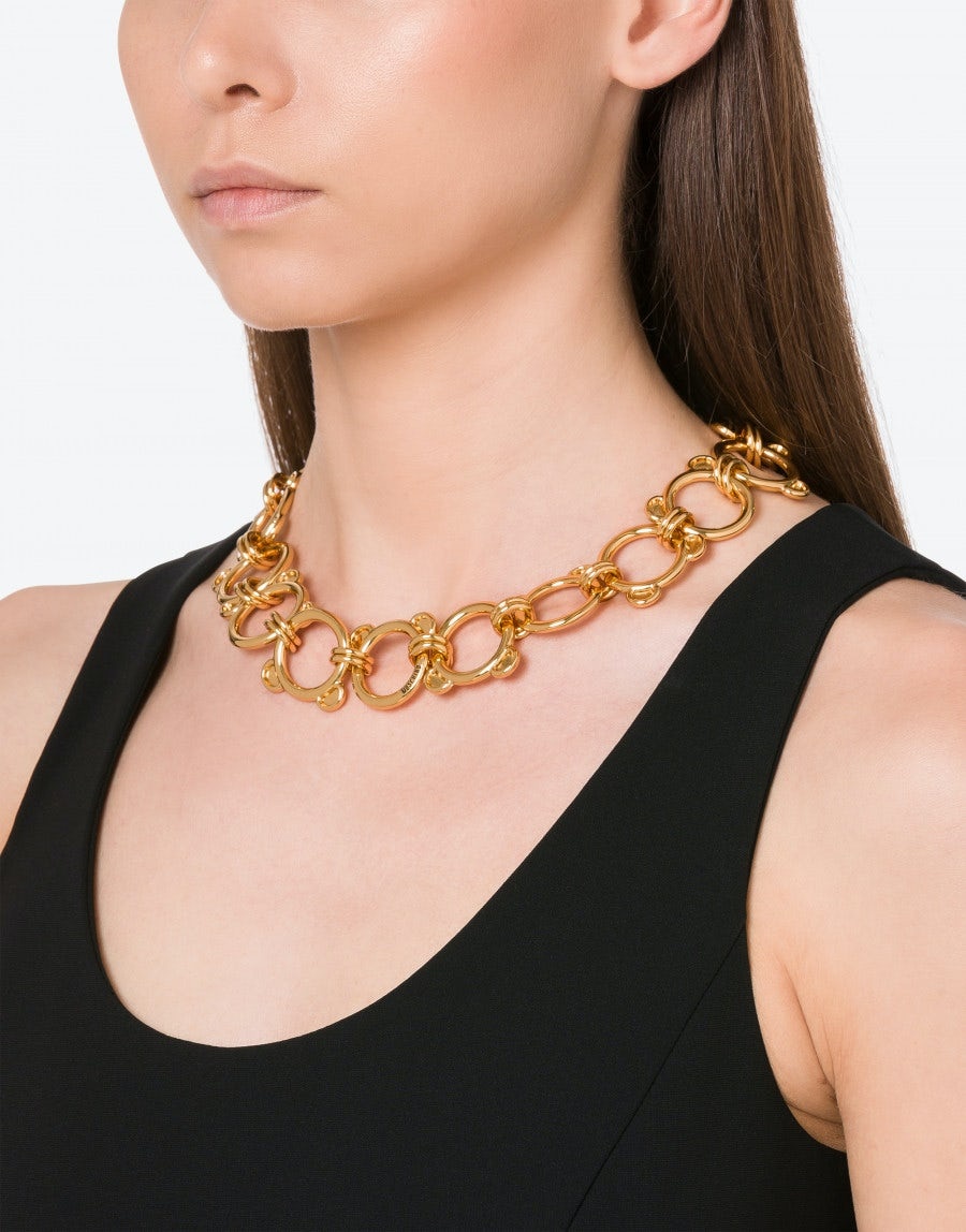 MOSCHINO TEDDY SHAPE NECKLACE - 4