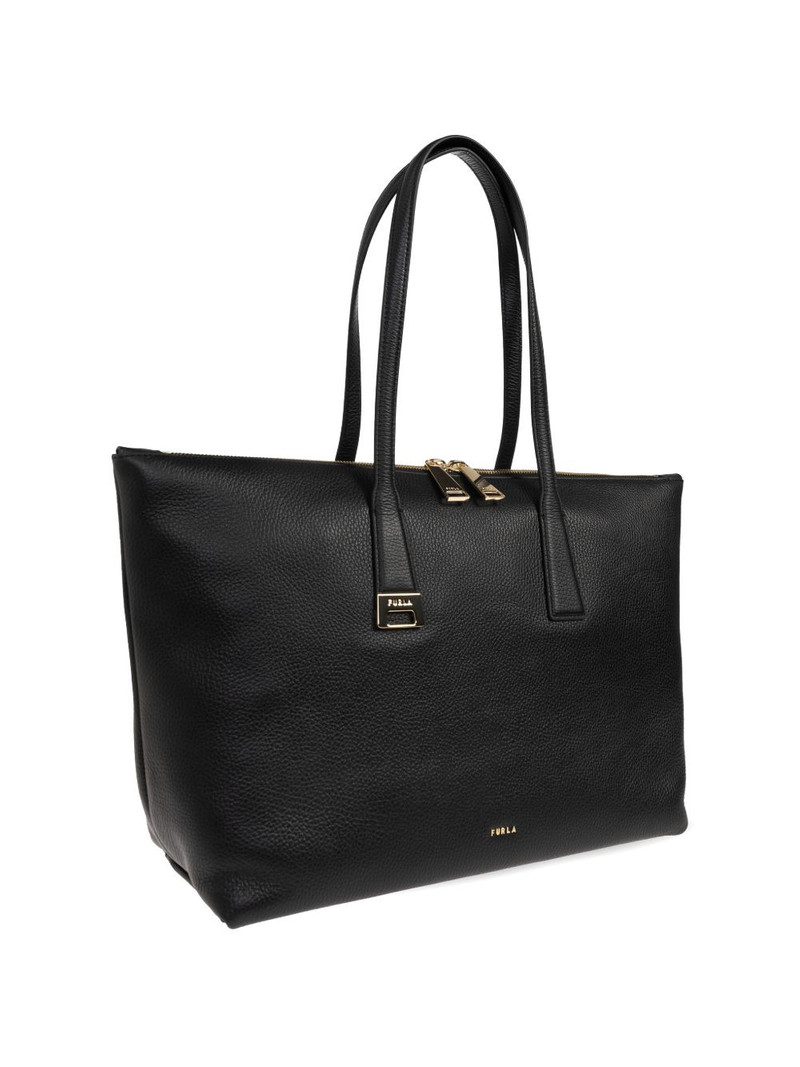 zip leather tote bag 4