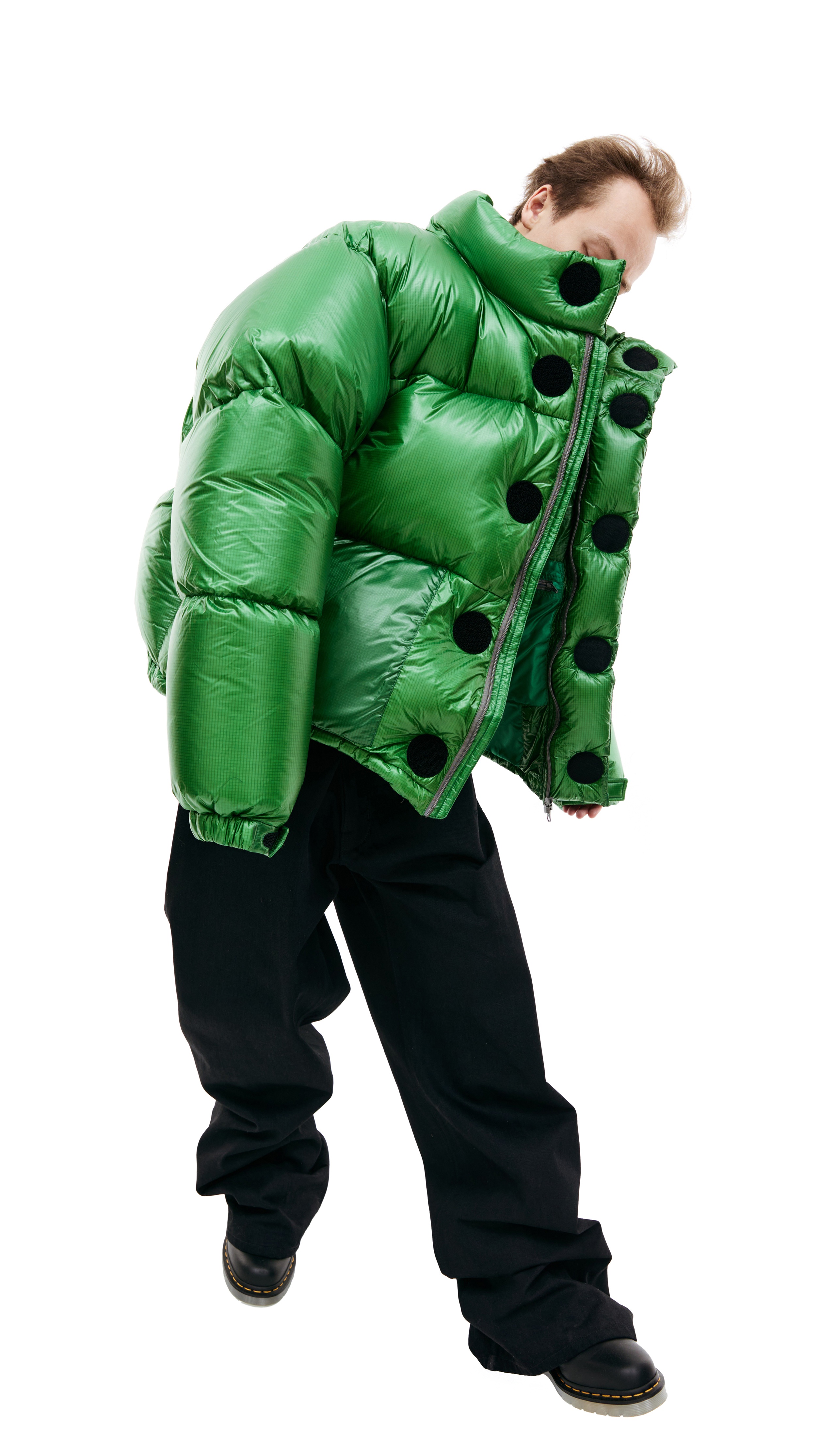 GREEN DOWN JACKET - 5