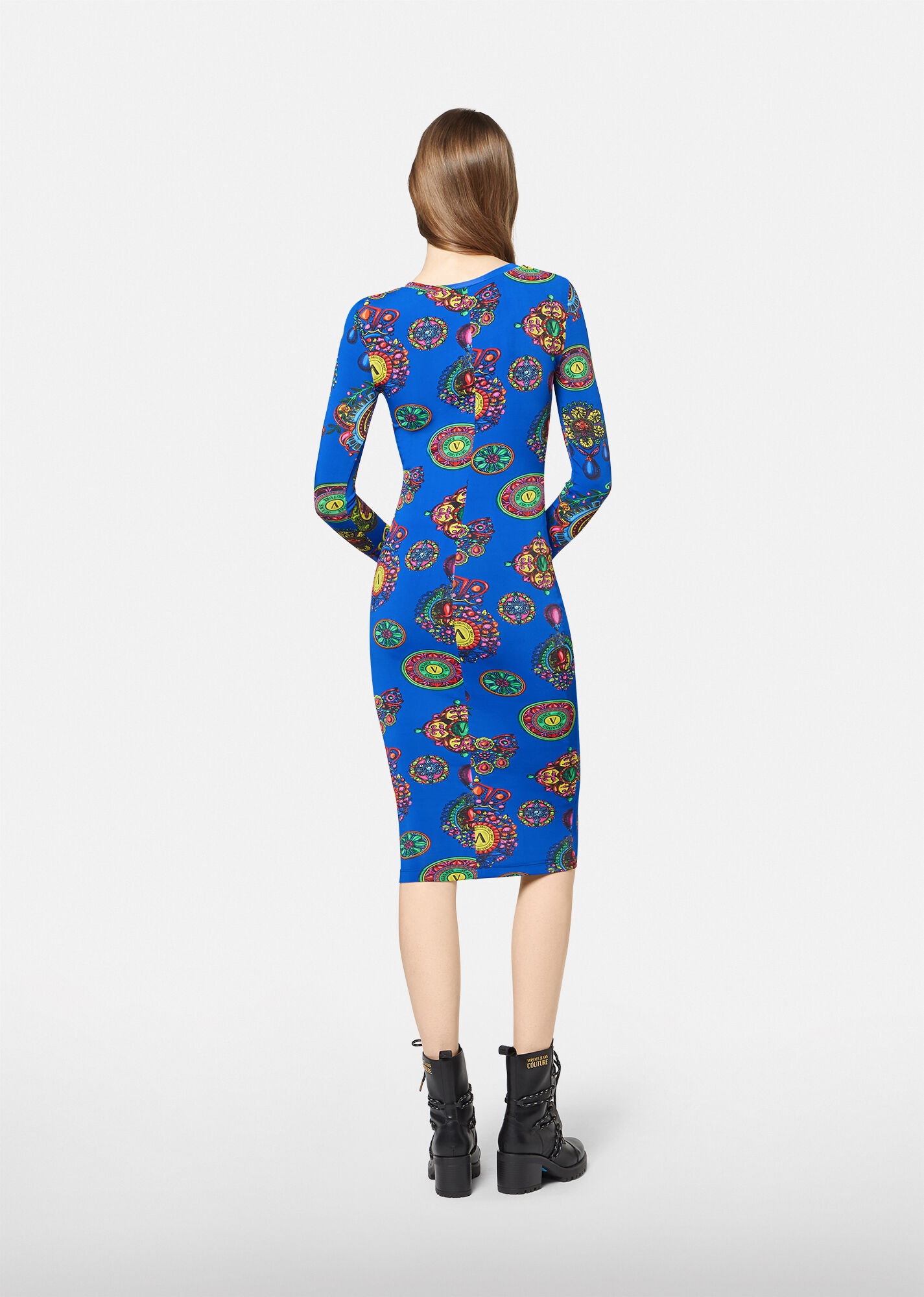 Regalia Print Midi Dress - 3