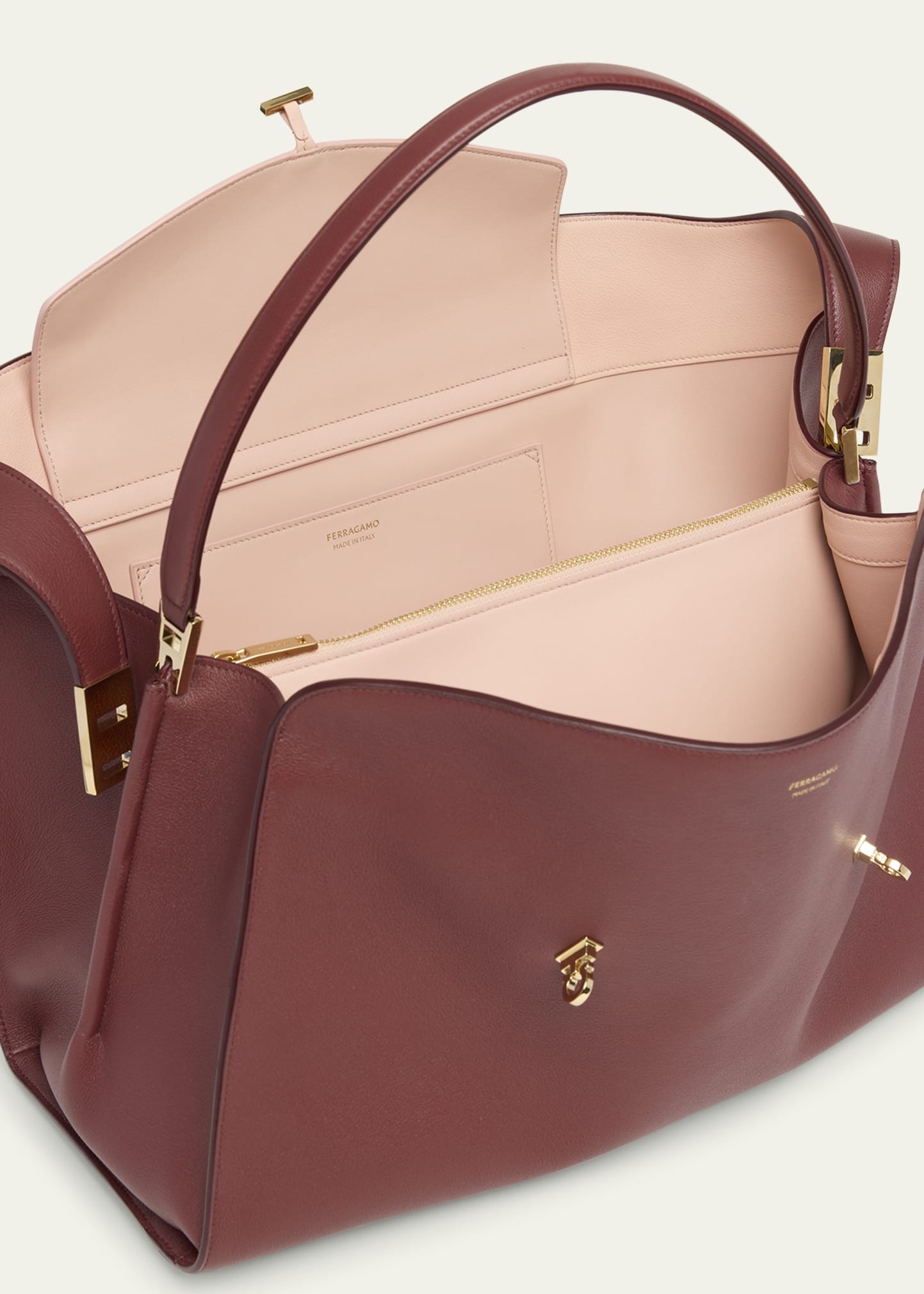 Hug Soft Leather Shoulder Bag - 4