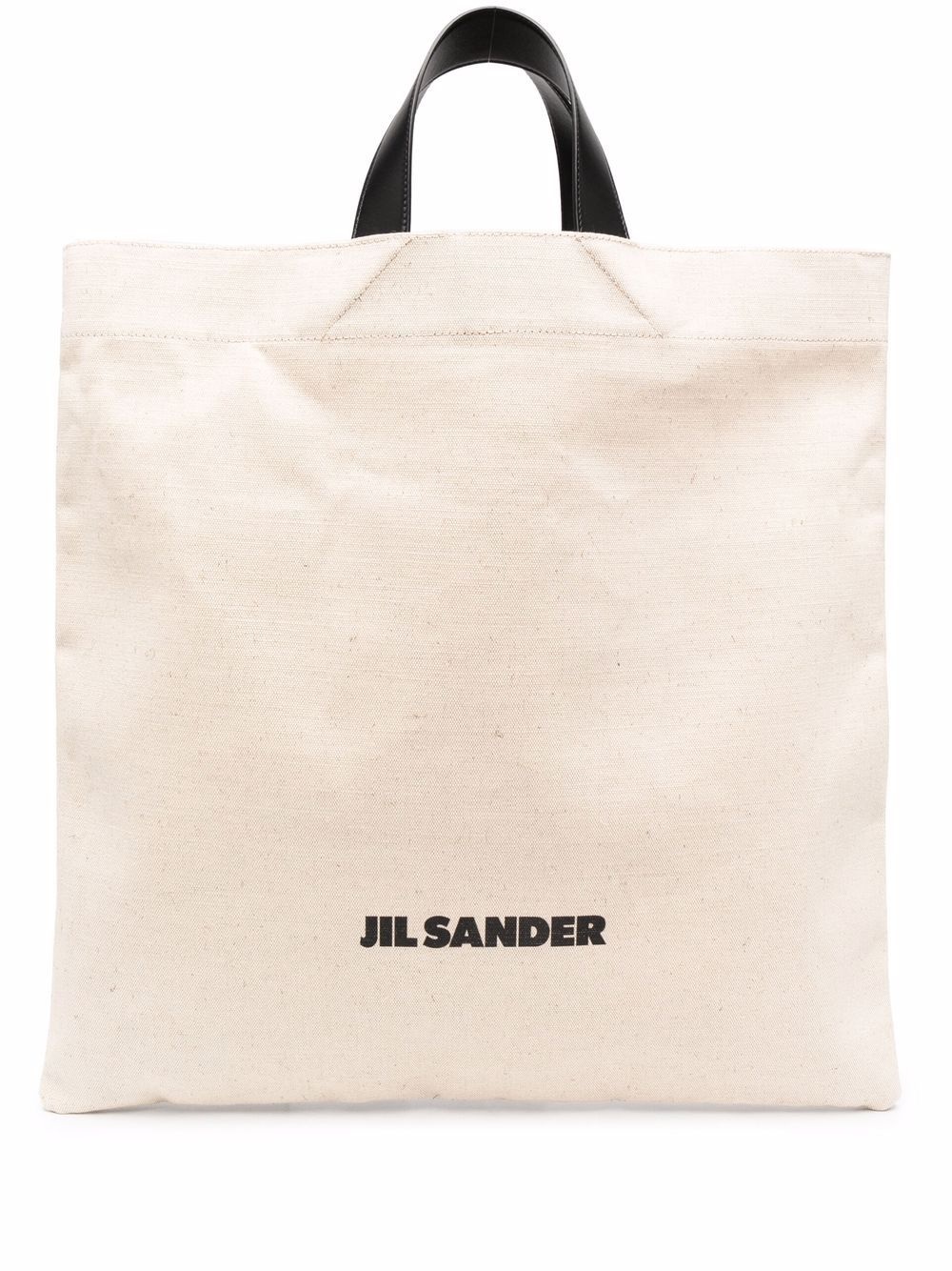 logo print tote bag - 1