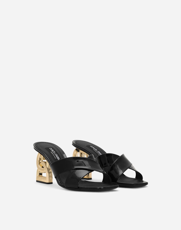 Patent leather 3.5 mules - 2