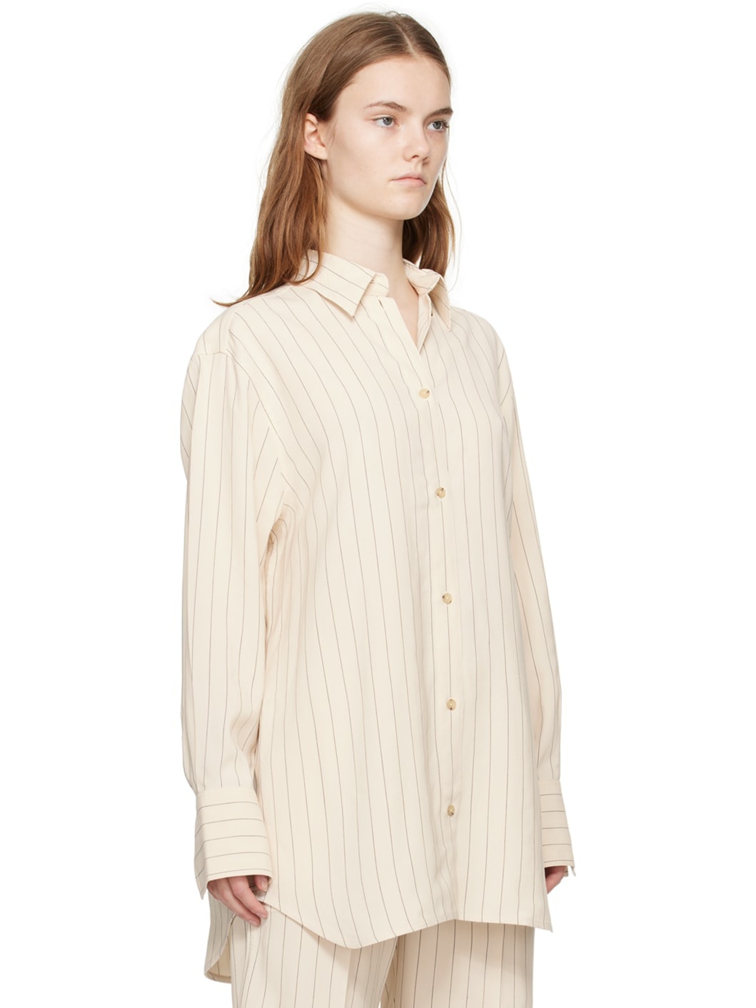 Beige Relaxed Shirt - 2