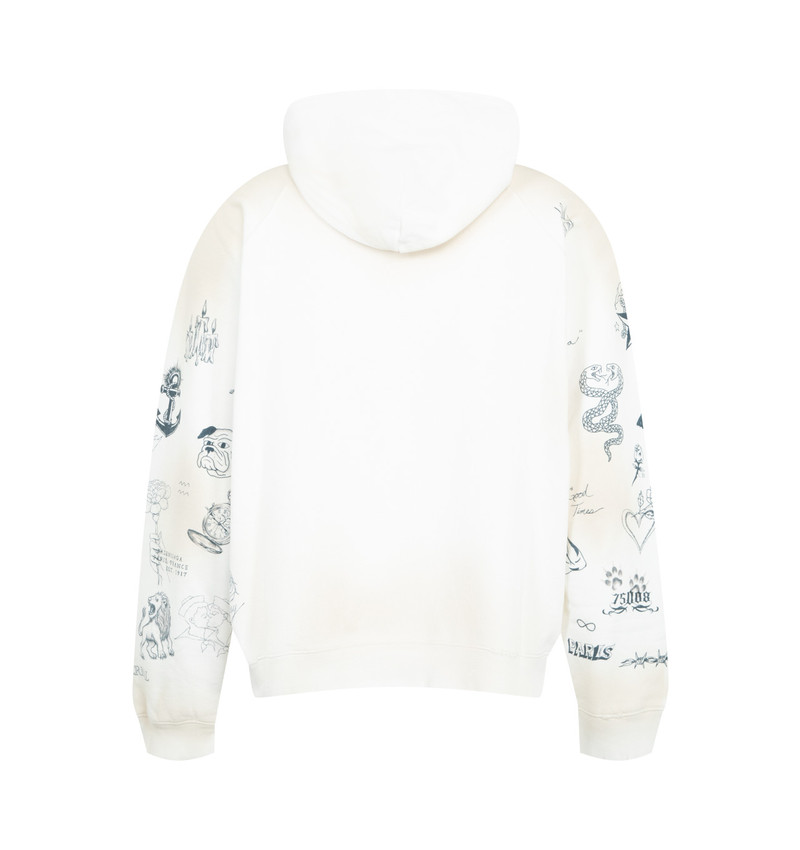 BALENCIAGA RAGLAN ZIP UP HOODIE outlook