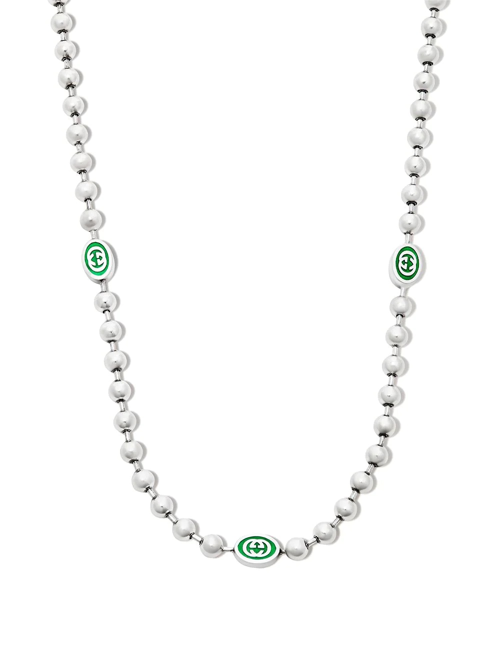 Interlocking G boule chain necklace - 1