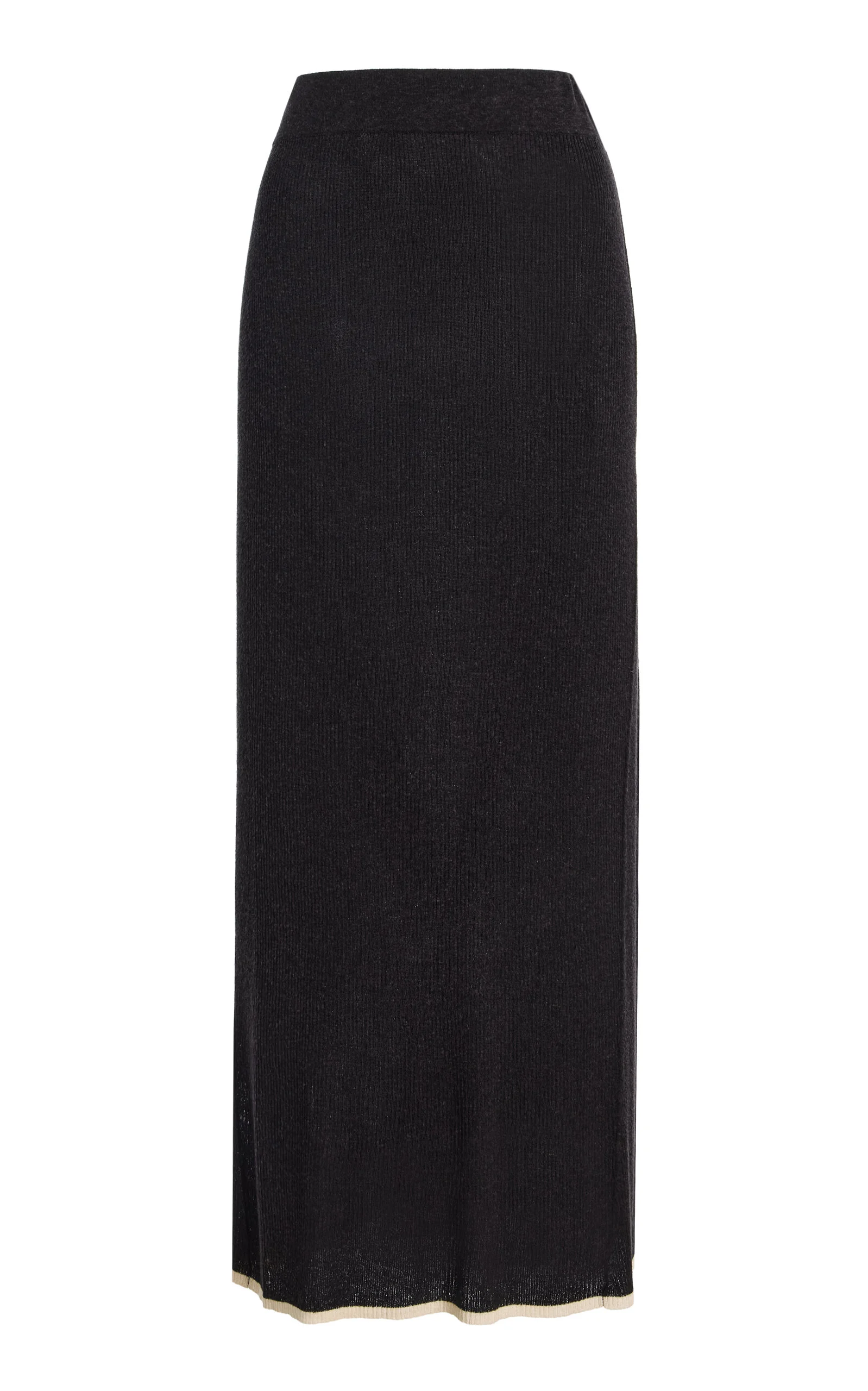 Bound Knit Midi Skirt - 1