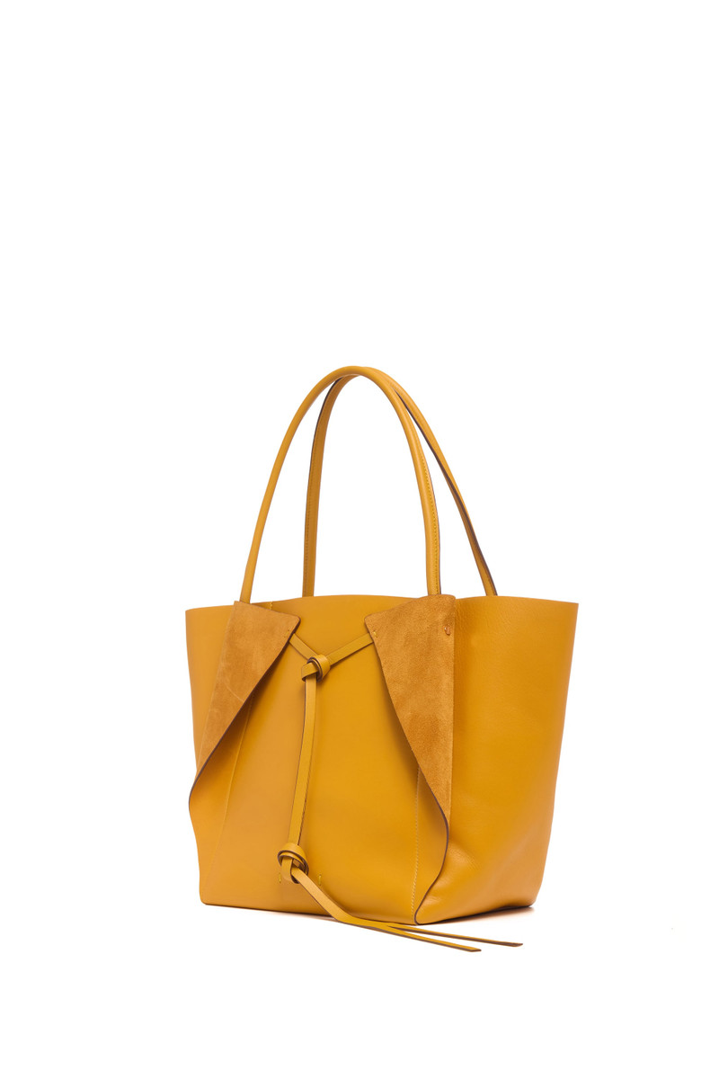Marija Tote Bag in Golden Birch Nappa Leather 3