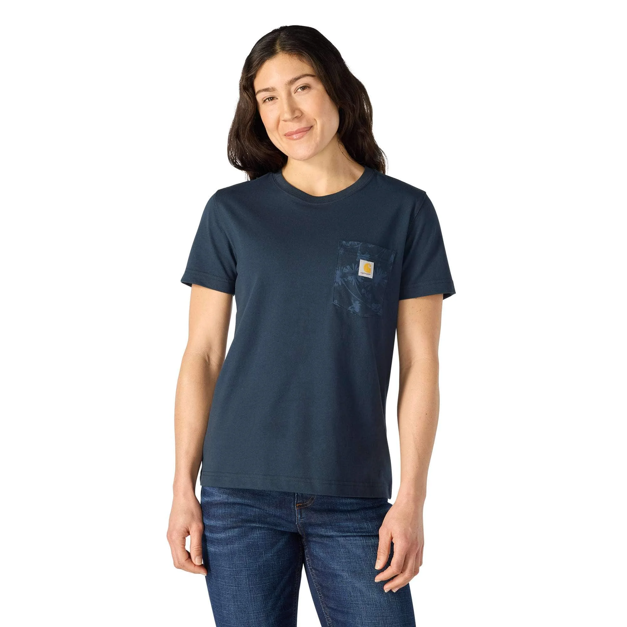 Women's Irvine Relaxed Floral Pocket T-Shirt - 1