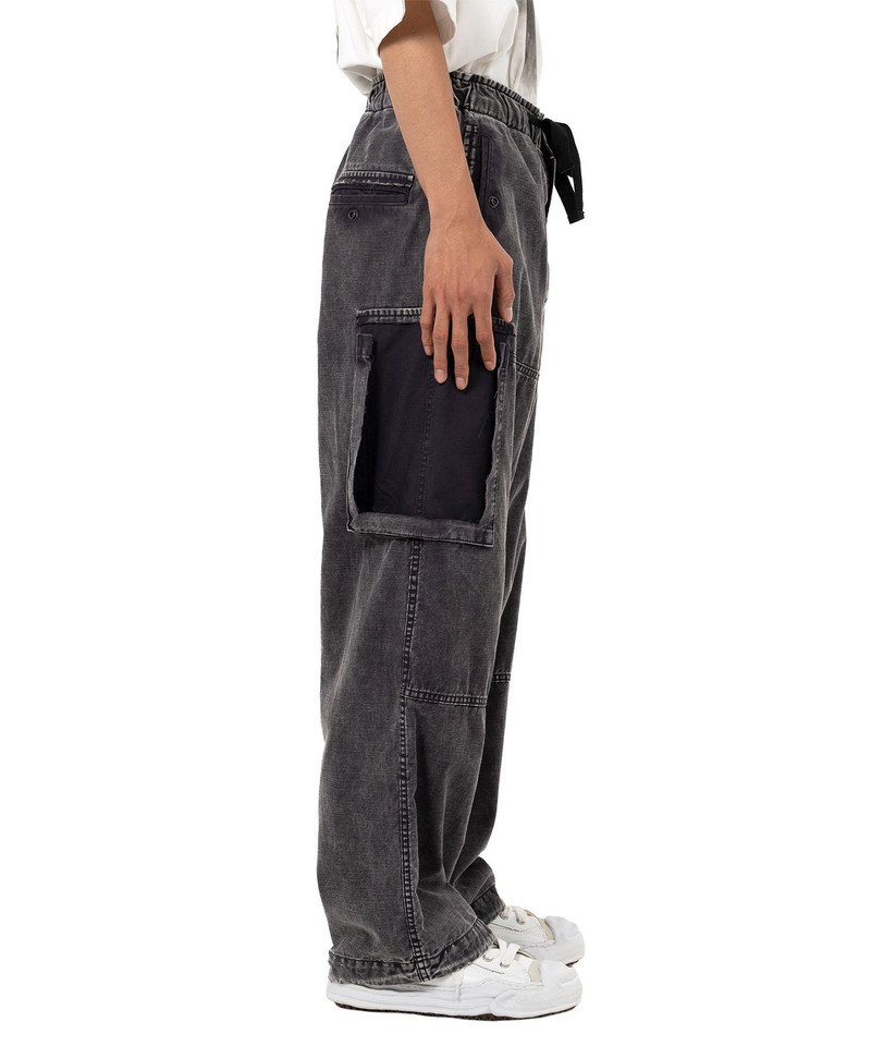 Cotton Satin Cargo Pants 7