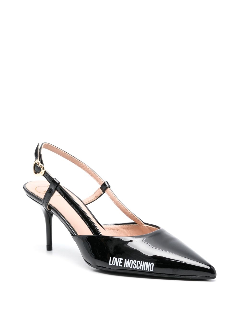 80mm logo-print pump - 2
