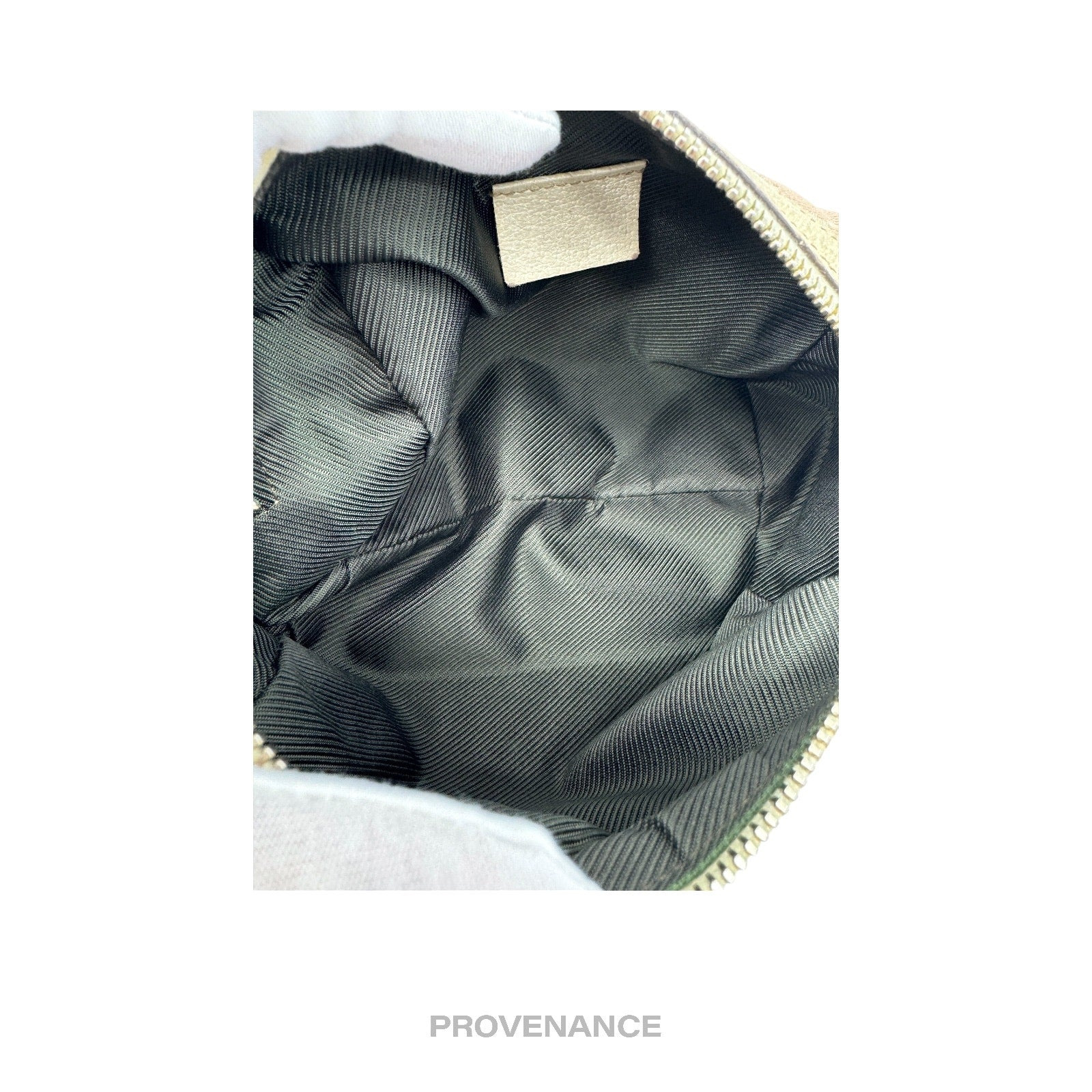 Gucci Cosmetic Pouch - Powder Pink GG Canvas Heart - 9