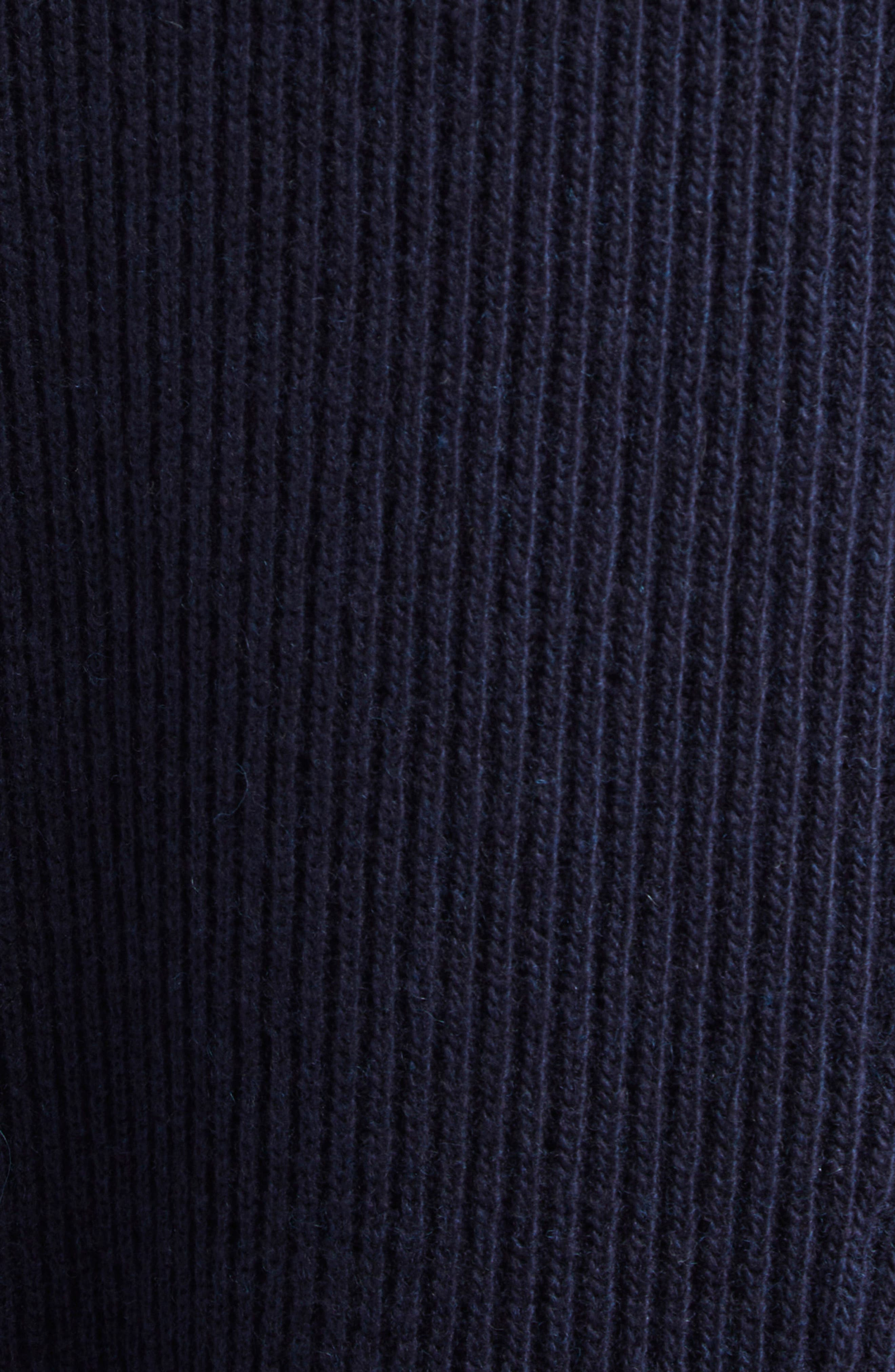 Moncler Virgin Wool & Cashmere Midi Sweater Skirt in Deep Navy at Nordstrom - 7