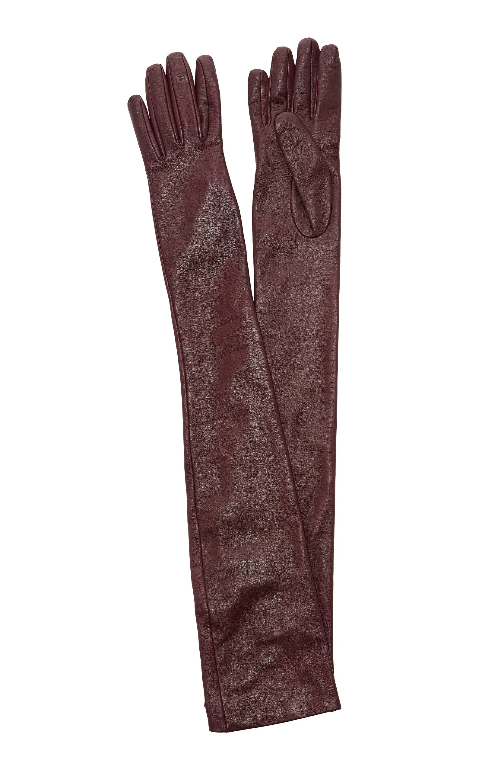 Extra-Long Leather Gloves - 1