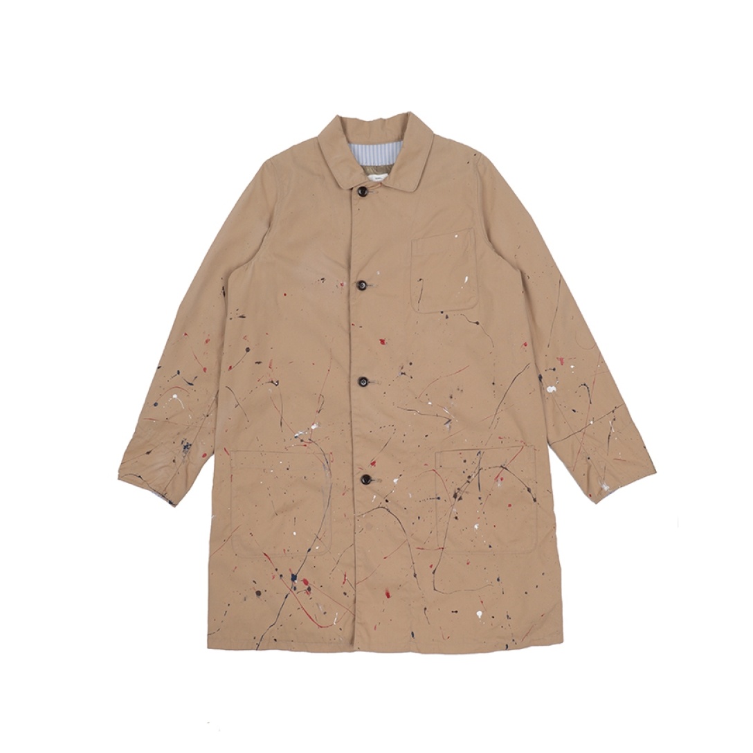 GREASE MONKEY COAT W BEIGE - 1