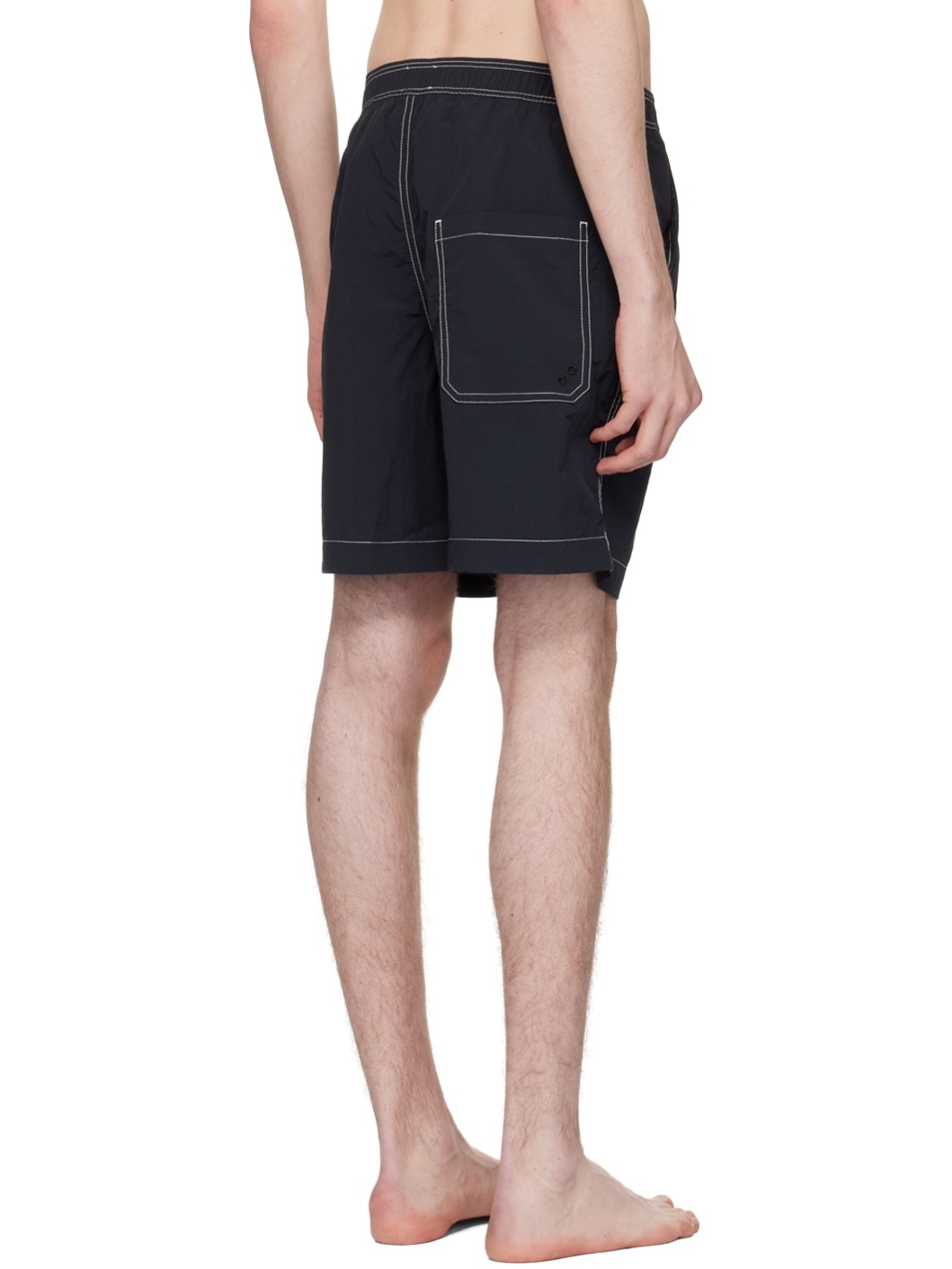 Black Hydra Swim Shorts - 3