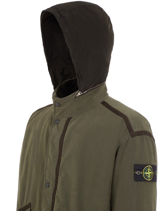 Stone Island 70631 DAVID LIGHT-TC WITH MICRO FLEECE OLIVE GREEN