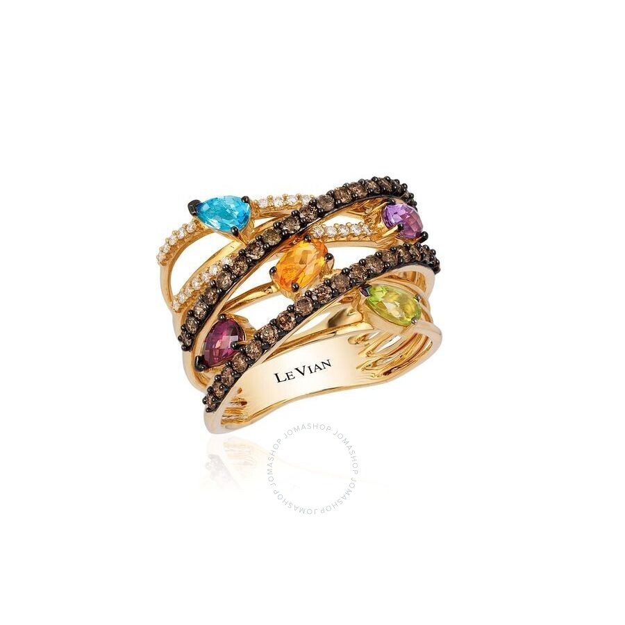 Le Vian - Le Vian Ladies Le Vian Mulitcolor Rings in 14K Honey Gold - 1
