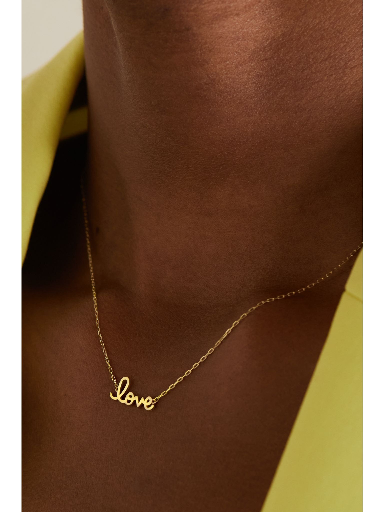 Tiny Love 14-karat gold necklace Gold - 2