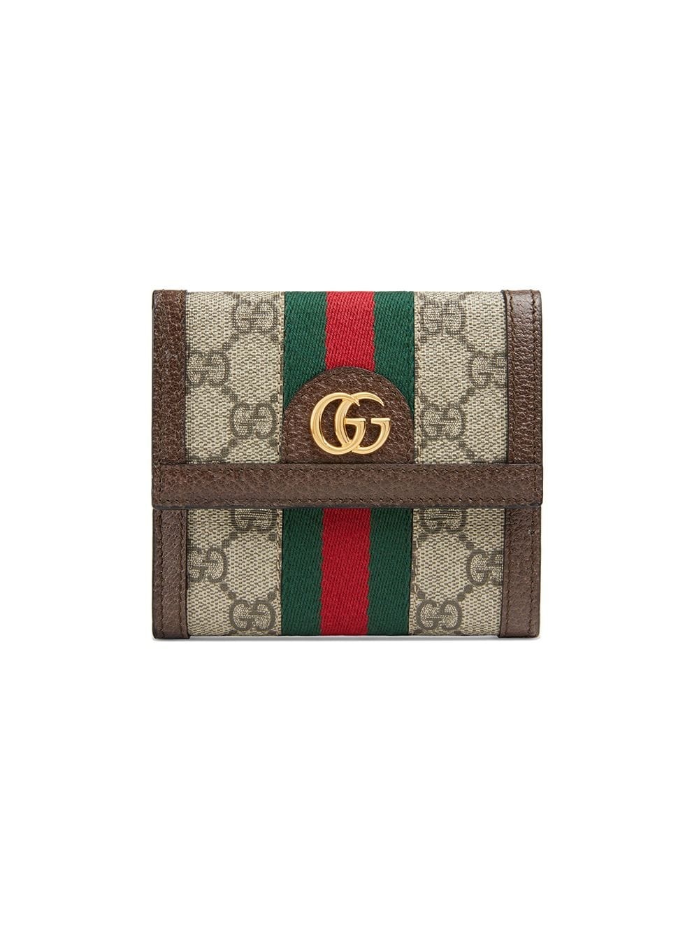 Ophidia GG french flap wallet - 1