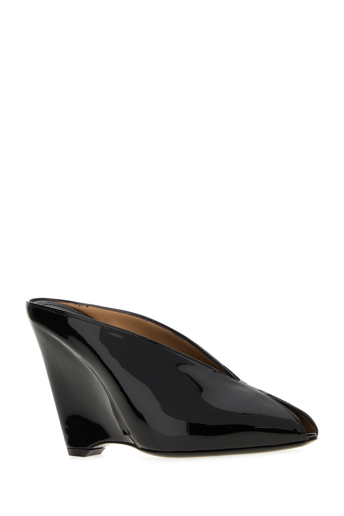 Black leather Alicia mules - 2