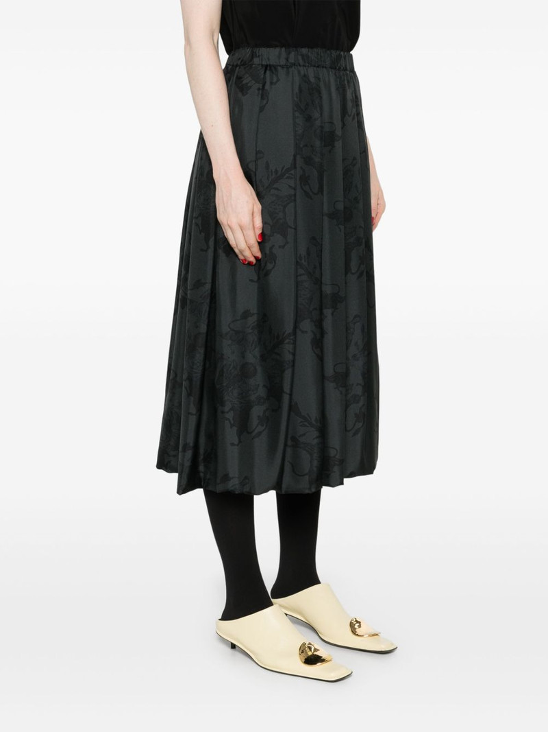 graphic-print midi skirt 3