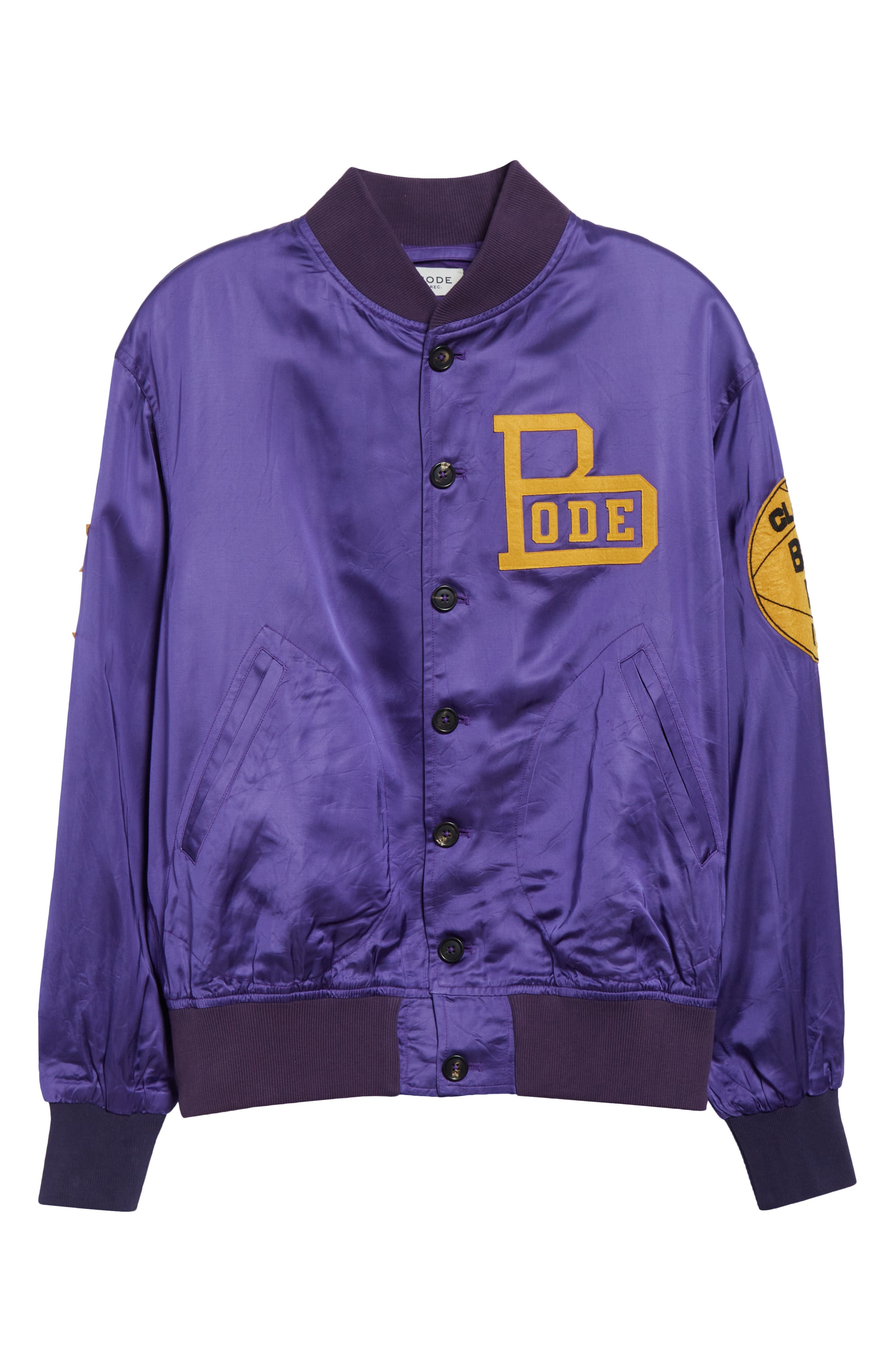 Bode Athlete's Rally Jacket in Purple Multi at Nordstrom - 7