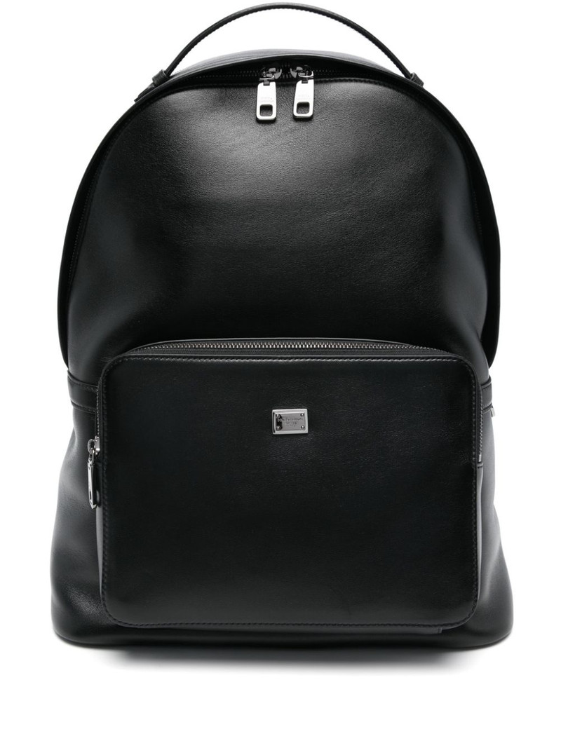 logo-plaque backpack 1