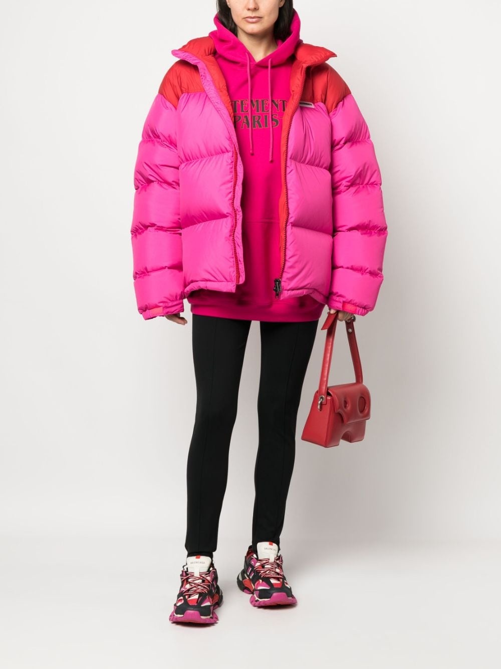 VETEMENTS Puffer Jacket Fluo Pink ダウン Vetements Puffer Jacket - Fluo Pink | Garmentory