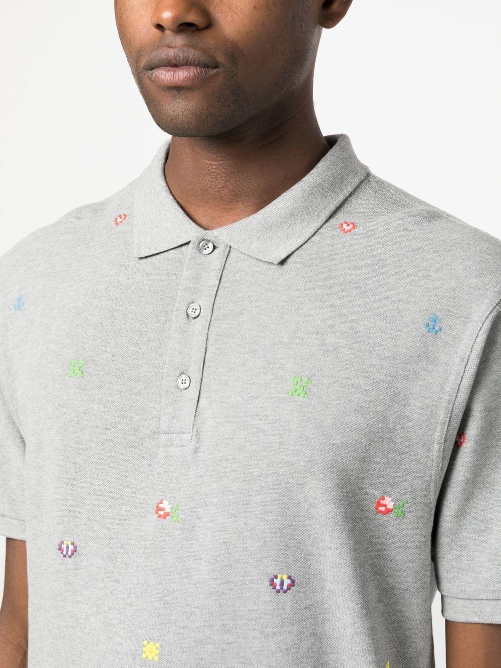 Kenzo Pixel slim fit polo shirt - 5