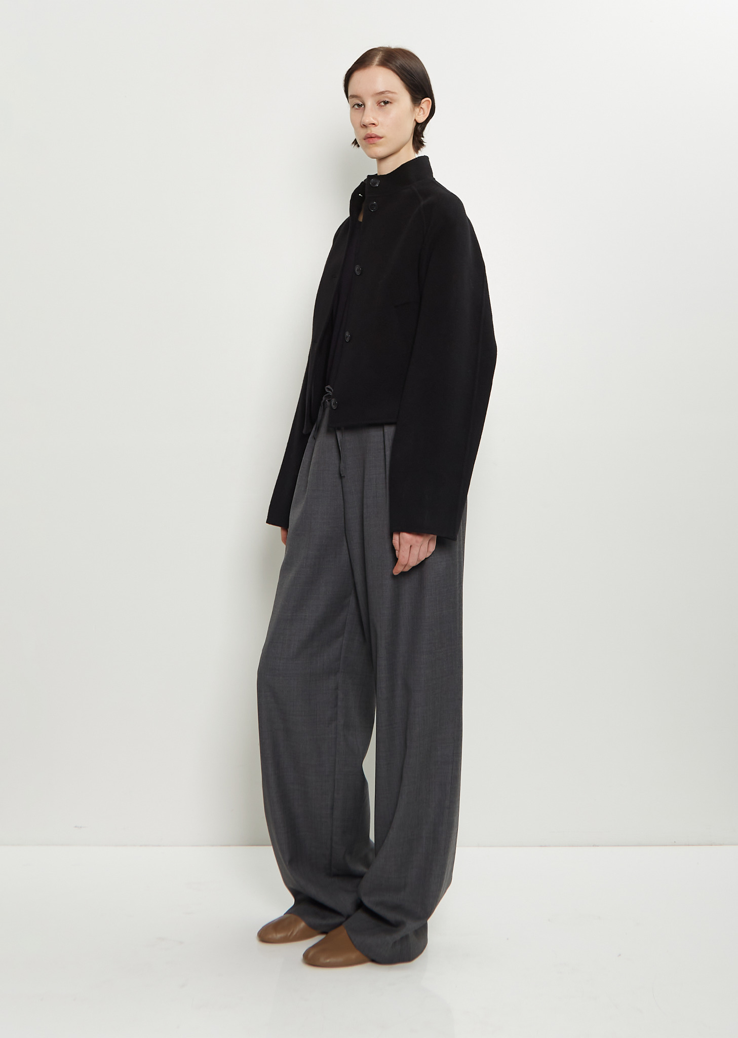 Nyma Wool Cashmere Short Jacket - 4