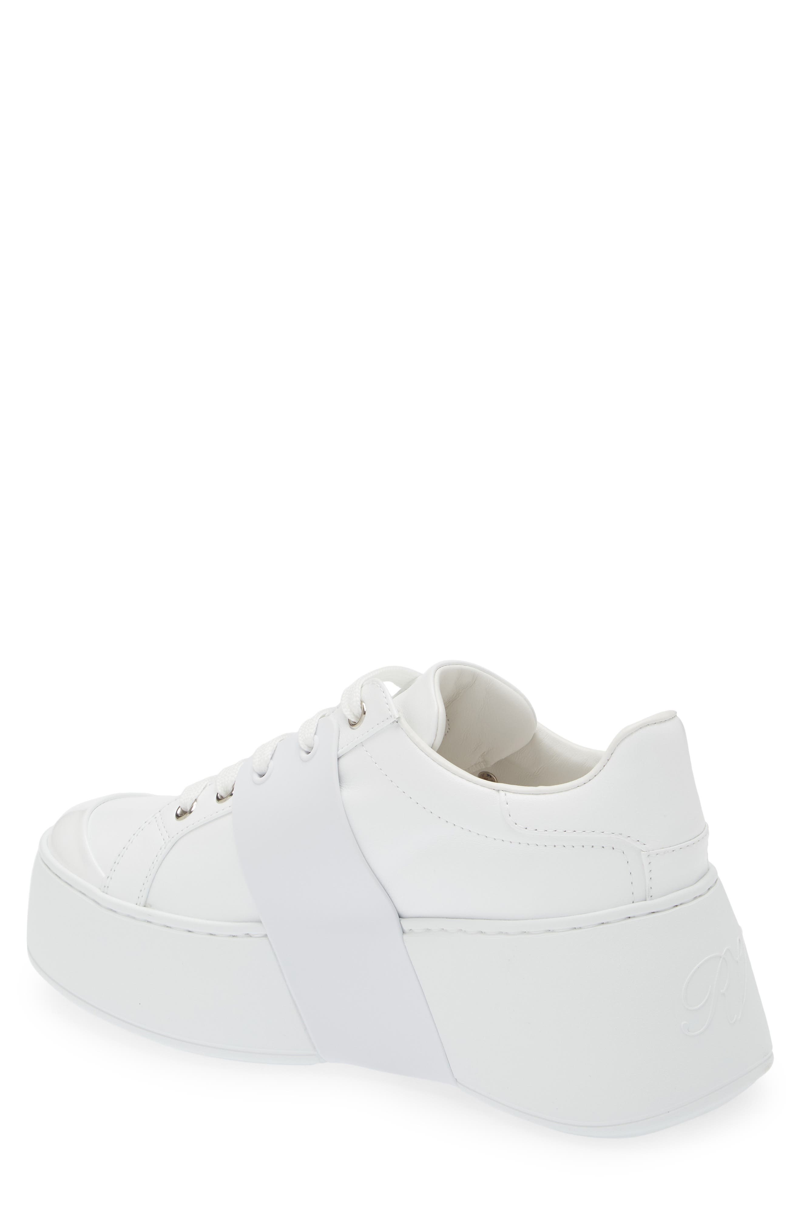Roger Vivier Viv Skate Platform Sneaker in Bianco at Nordstrom - 2