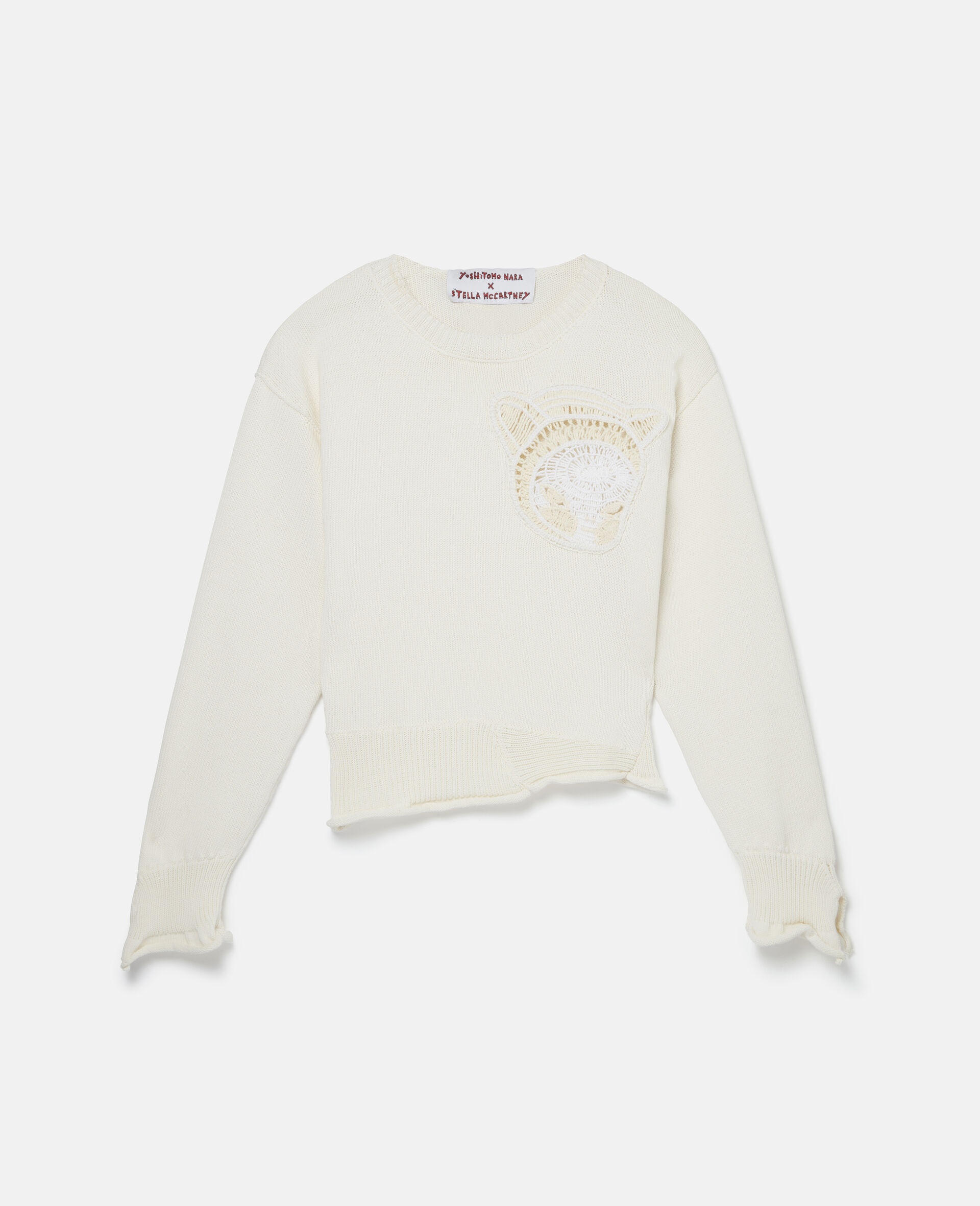 Upset Kitty Crochet Patch Jumper - 1