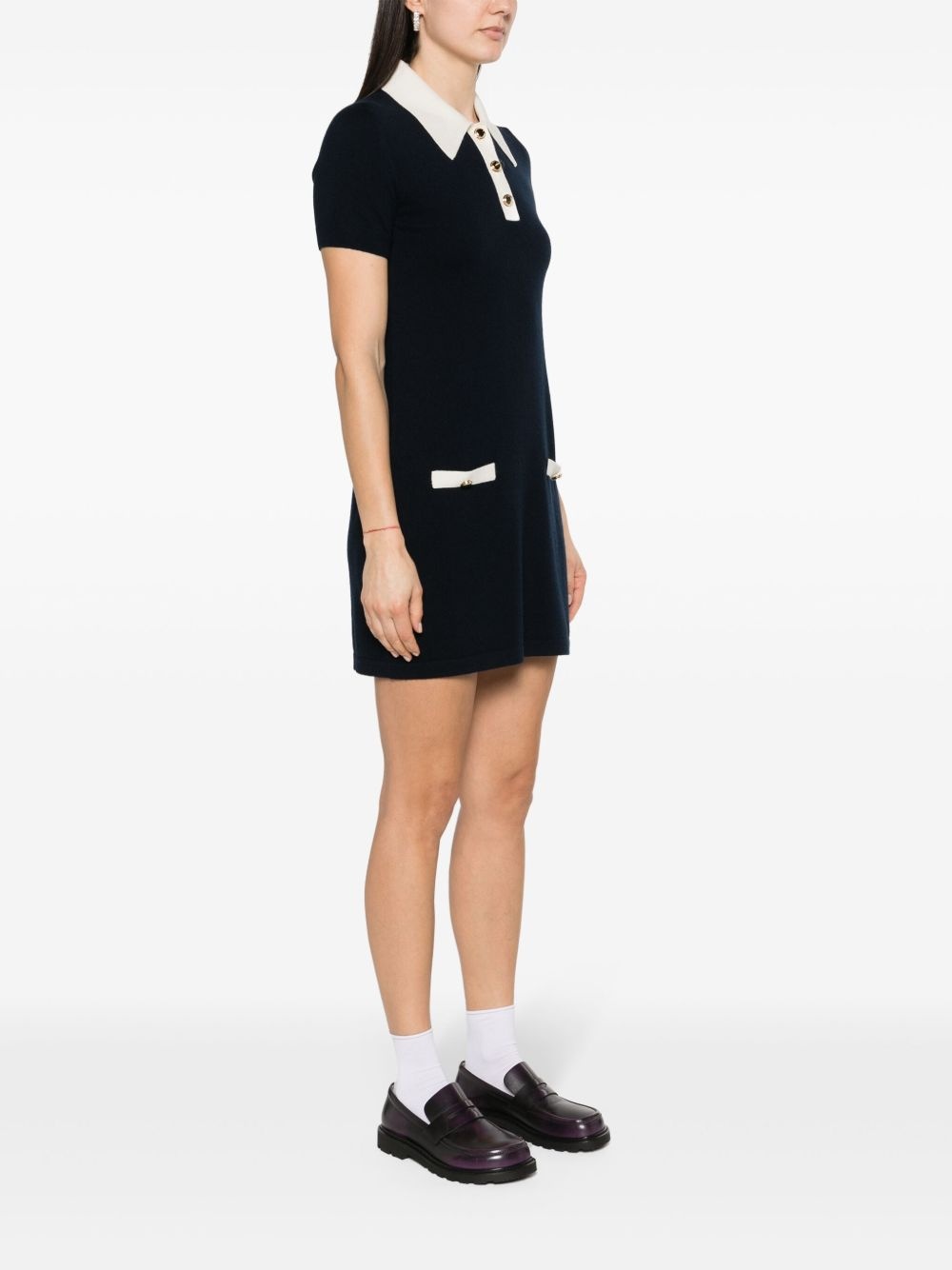 fine-knit cashmere dress - 3