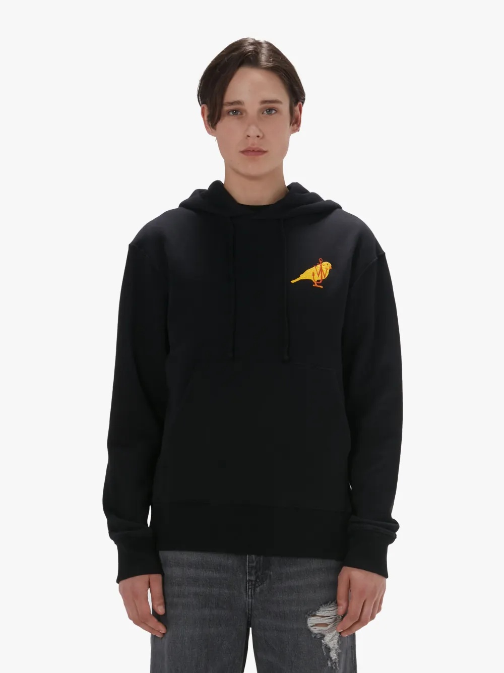 HOODIE WITH CANARY EMBROIDERY - 2