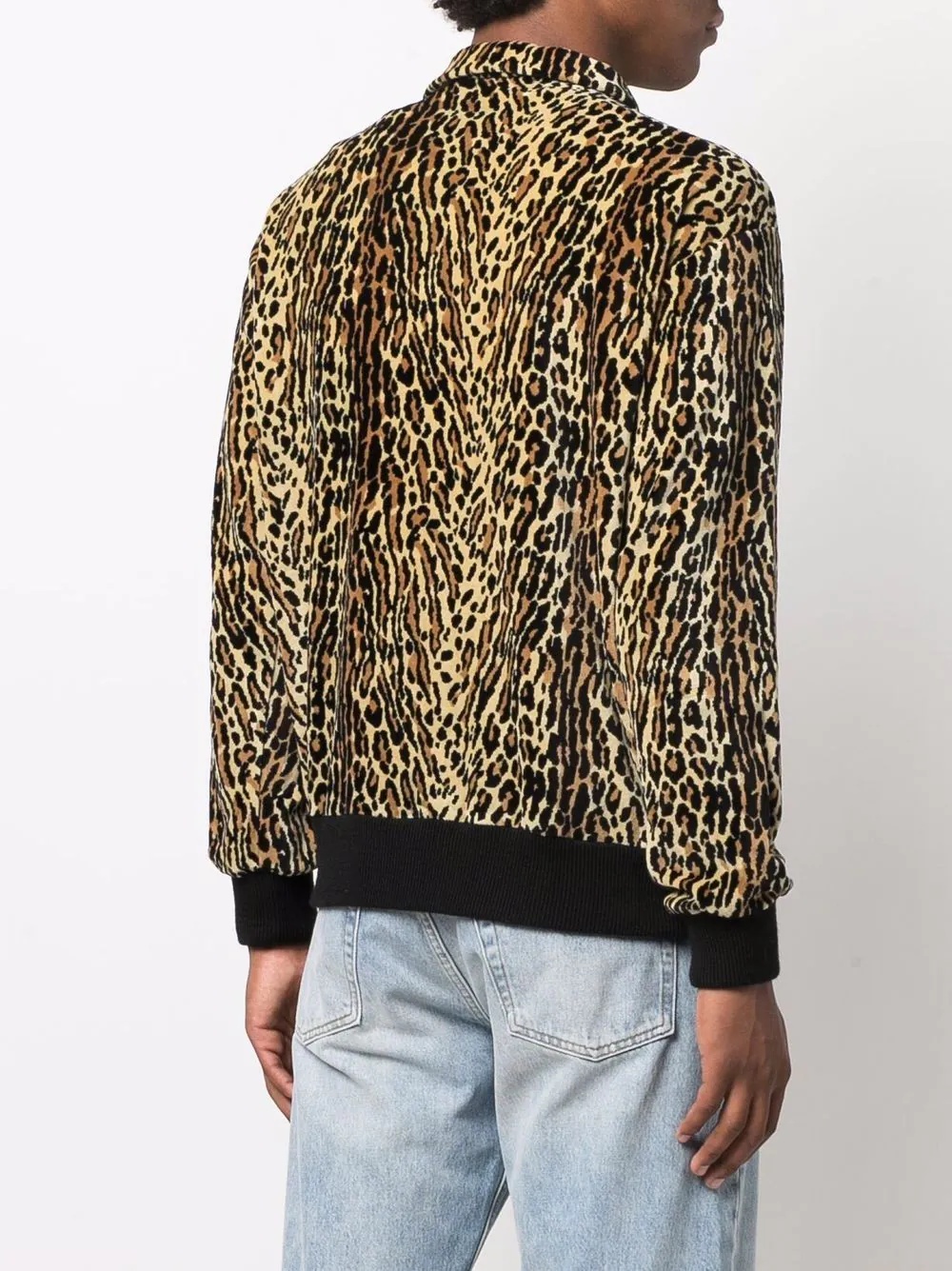 leopard-print shirt - 4