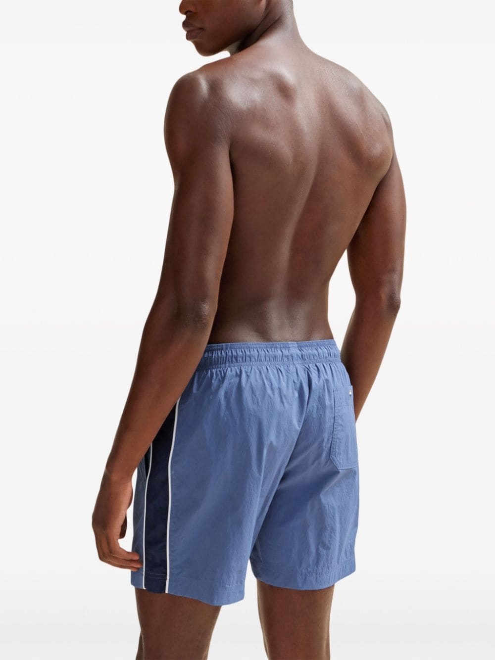 logo-print swim shorts - 3