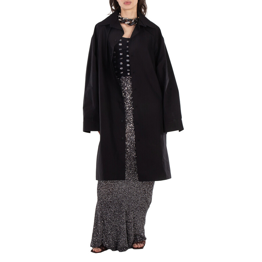 Balenciaga Ladies Kick Collar Dress - 3
